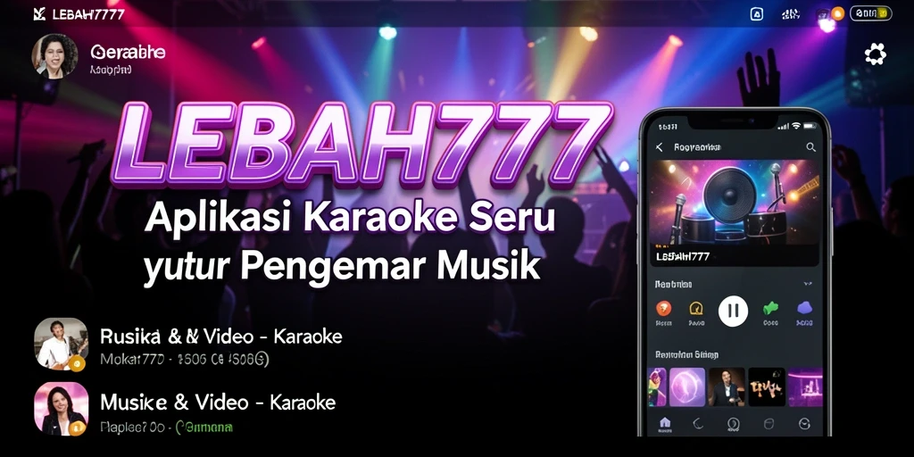 Antarmuka LEBAH777 yang modern dan ramah pengguna untuk Karaoke.